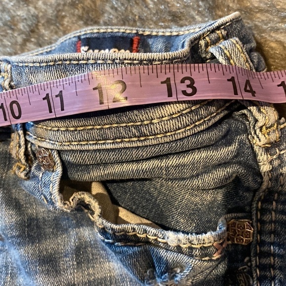 Silver suko  super stretch Aiko mid ankle distressed skinny jeans Sz 28 - Picture 5 of 15